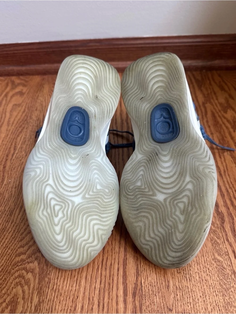 Nike Kids' Blue & White Athletic Sneakers